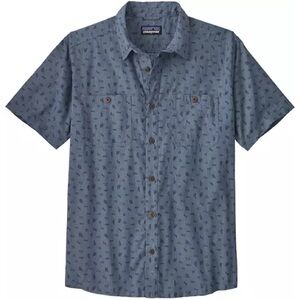 Patagonia - Men's Back Step Shirt - Tiny Islands Utility Blue - Size: XL